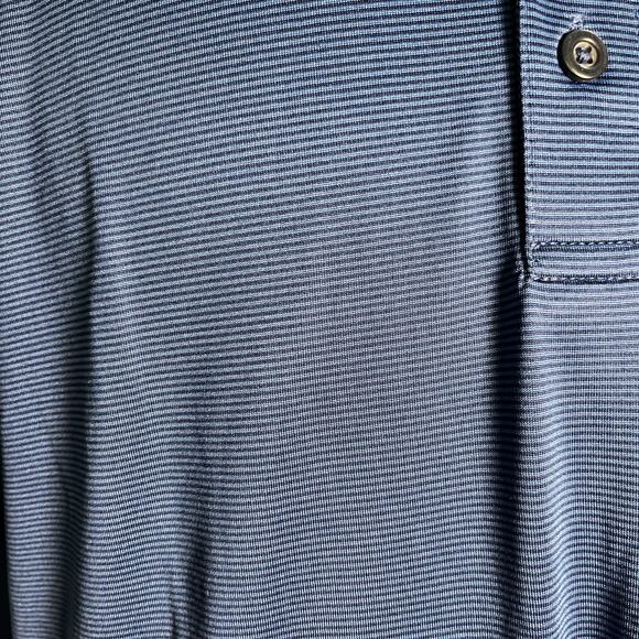 Callaway‎ Opti Dry Men’s Navy Striped Short Sleeve Golf Polo XXL - Picture 2 of 7
